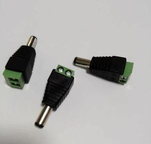 Conector Macho de Terminal de Tornillo DC 5.5x2.1mm |   Conector de alimentación sin soldadura con terminales de cableado, enchufe macho de CC de 5,5x2,1 mm W830 - Product Image 1