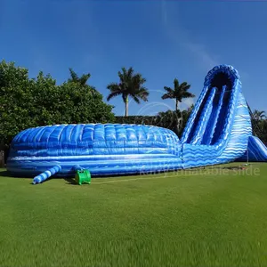 大气旋 32 英尺高巨大的充气游泳池幻灯片大游乐园水滑梯与出售的游泳池