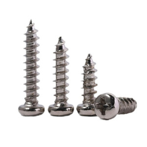 Pan Head Self Tapping Screws M1.7 M2 M2.5 Nickel Plated Carbon Steel Phillips Head Metric For Metal <b>Fastening</b> - Product Image 1