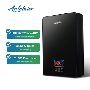 Ce Chứng Nhận 6000W Xách Tay Tankless 220V Đúc Nhôm Yếu Tố Làm Nóng Ngay Lập Tức Nóng Tắm Cho Phòng Tắm - Product Image 5