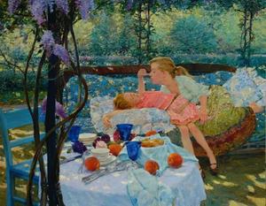 Pintura al Óleo de Retrato Pintada a Mano Inspirada en Monet, Arte Impresionista Personalizado, Textura Única de Pinceladas - Product Image 1