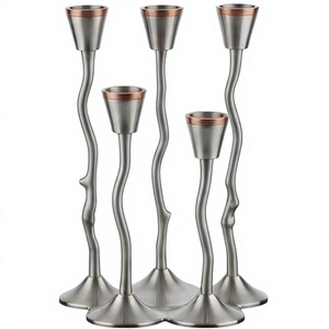 Portavelas Metálico de Tamaño Mediano, Decoración para el Hogar, Portavelas de Aluminio de Proveedores de la India, Portavelas Más Vendido - Product Image 2