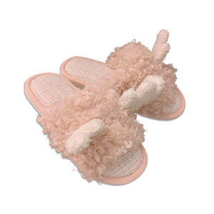 <span class=keywords><strong>Ciabatte</strong></span> pelose con una sola parola e carine con cuore <span class=keywords><strong>da</strong></span> ragazza carina per stivali caldi autunnali e invernali pantofole in peluche con suola morbida per la <span class=keywords><strong>casa</strong></span> - Product Image 5