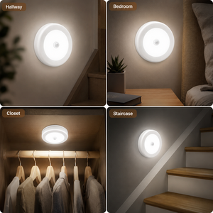 LED Motion <b>Sensor</b> Night <b>Light</b> Battery Operated Wireless Closet <b>Light</b> Magnetic Lamp for Home - Product Image 2