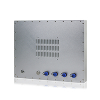 Panel PC industriel tout-en-un mural de 15 pouces avec écran tactile capacitif et ordinateur industriel CPU J1900 en stock