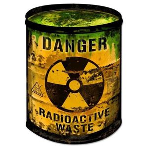 Plaque métallique vintage en relief, signalisation de danger, signalisation rétro de déchets radioactifs, plaques en étain en relief, garage, atelier, plaque d'avertissement en métal - Product Image 6
