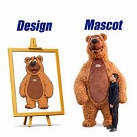 Costume de mascotte en peluche Lion personnalisé pour adultes unisexe - Publicité de marque