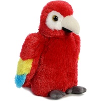 Vente en gros d'usine : Peluche réaliste de perroquet ara de 25 cm, jouet en peluche personnalisé avec logo