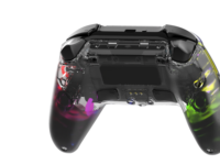 Manette de jeu sans fil avec éclairage RVB et programmation de macros pour PS5 / PC / IOS / Android / Steam
