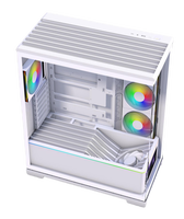OEM V100 ATX Mid Tower Gaming PC Case Casing PC Chassis Computer Boitier PC Gehause Gabinete Caja with LCD Screen Display