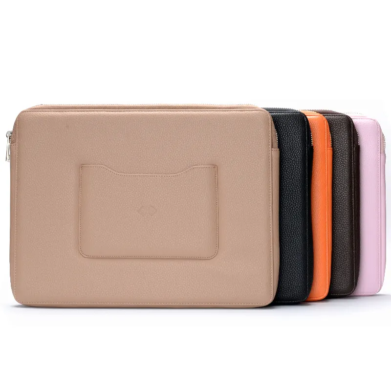 PU Leather Ultra Thin Carrying Laptop Bag Stand Wallet Laptop Sleeve Case For Macbook Air Por 11 12 13 14