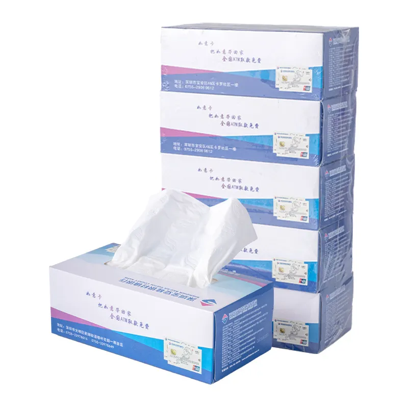 1-4 слоя Высококачественная Белая лицевая коробка для лица оберточная бумага мягкая гигиеническая коробка для лица салфетка для лица