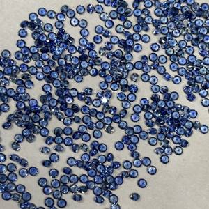 หินแซฟไฟร์สีฟ้าธรรมชาติขนาด1.5มม. แซฟไฟร์หยาบประดับเพชรเม็ดหยาบที่ยอดเยี่ยมหินแซฟไฟร์อัญมณีหลวมคุณภาพสูง - Product Image 5