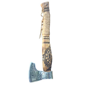 Cuchillo para Pizza Vikingo de Alta Calidad con Cabeza de Acero y Mango de Madera de Rosa, Personalizado al por Mayor con Precio Competitivo y Acero Inoxidable - Product Image 4
