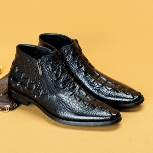 Botas de Tobillo para Hombre, las Más Vendidas, para Todas las Temporadas, de Cuero Genuino, Impermeables, con Cordones, Lavadas, Estilo Vintage, Hechas a Mano con Tecnología Goodyear - Product Image 6