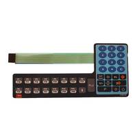 Clavier à membrane étanche à l'eau, à la poussière et à l'huile avec fenêtre LED pour divers contrôleurs de machines industrielles