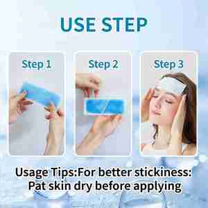 Instant Cooling Ice <b>Packs</b> for Outdoor Activities Summer Heat Relief - <b>Large</b> Disposable Cooling Patches for Neck Body, Camping - Product Image 4