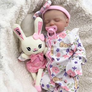 Bebé recién nacido realista <span class=keywords><strong>de</strong></span> vinilo <span class=keywords><strong>de</strong></span> <span class=keywords><strong>silicona</strong></span> muñeca <span class=keywords><strong>Reborn</strong></span> niña cuerpo completo realista <span class=keywords><strong>Reborn</strong></span> Baby Dolls - Product Image 4