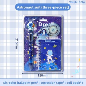 Set di Cancelleria X38 con Penna a Sfera in Silicone a 6 Colori e Correttore, Regalo per l'Apertura della Scuola, Vendita all'Ingrosso - Product Image 6