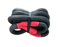 HYROPES Corde de remorquage cinétique de récupération en tissu 100% nylon de haute qualité, conception spéciale, 9m*13mm pour outils d'urgence 8 tonnes