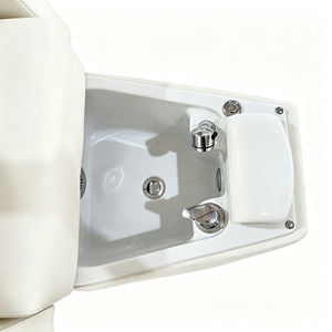 Fauteuil de pédicure électrique inclinable de luxe, fauteuil de spa pour les pieds moderne avec baignoire pour les pieds, pour salon de beauté et mobilier de salon de manucure - Product Image 6