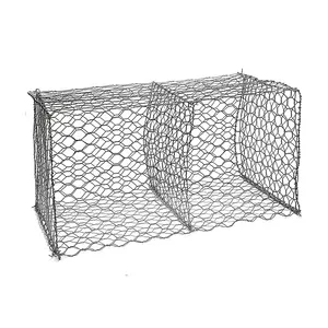 Erosion Control Gabion Box Retaining Wall Stone Cage 2 X 1 Chain Link Mesh Hexagonal Low-carbon Iron Wire,galvanized Iron Wire