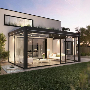 Mùa đông vườn prefab sunroom Patio bao vây phòng mặt trời mô-đun sunrooms kính nhà - Product Image 1