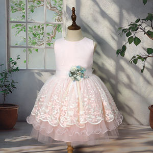 बच्चों के जन्मदिन की पार्टी राजकुमारी ने गर्मियों में बच्चों की पार्टी फैशन आस्तीन वाले बच्चों को 2-12 साल के कपड़े - Product Image 1