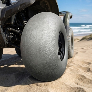 Roues de plage gonflables de 10 pouces, 12 pouces et 16 pouces, roues gonflables pour dune buggies et véhicules utilitaires - Product Image 1