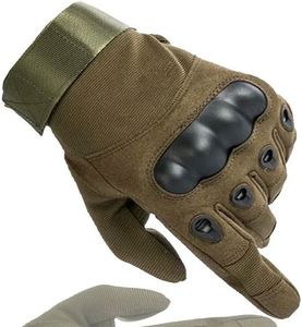 Gants tactiques de moto à demi-doigts en microfibre avec protection rigide des articulations pour le sport, le cyclisme, la chasse et la randonnée en extérieur - Product Image 1