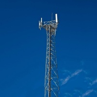 Tour de télécommunication en acier personnalisée en usine de 10m à 100m pour station de base réseau 5G, projet clé en main