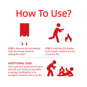 Couverture anti-feu en fibre de verre pour les familles, les hôtels, les lieux publics - pour la lutte contre l'incendie, vente en usine - Product Image 6