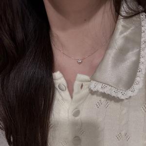 Collar Wenchi de Plata Pura S925 con Colgante de Corazón Rojo Pequeño de Lujo Chino, Modelo 23715, Diseño Único - Product Image 4