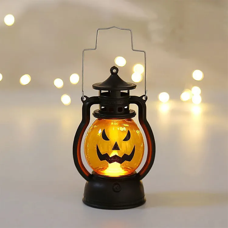 Neue Produktideen Sichere und zuverlässige Halloween Kürbis geformte Candy Bucket Laterne