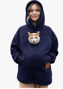 Sweat-shirt doublé en polaire, adapté aux personnes et aux animaux de compagnie - Product Image 4