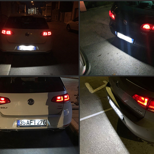 2 pièces HOPSTYLING pour 911/Cayman/Cayenne/Macan, éclairage de plaque d'immatriculation LED - Certifié E-mark 12V Aluminium - Product Image 3
