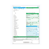 OEM ODM Impression anti-contrefaçon personnalisée Enregistrement A4 Certificat de sécurité Papier