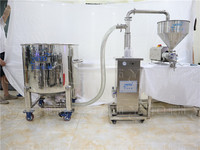Machine de remplissage de pâte épaisse à haute viscosité, beurre, mayonnaise, ketchup, sauce, confiture, aliments, boissons, pompe à rotor à lobes en verre