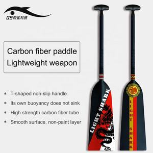 Qingsha özelleştirilmiş tek parça karbon Fiber kürek kurulu kürek ve sörf için ejderha tekne küreği sabit uzunluk - Product Image 6