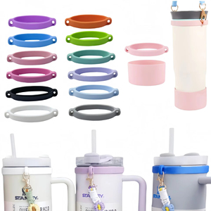 Silicone Water Cup Ring Accessories Carrying Cord Strap Compatible with Tumbler Handle Drinkware Sling Ring Holder - Product Image 1