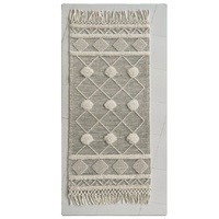 Modern Boho Nordic Natural Wool Rug Carpet for Hotel Rooms with Free Samples and Worldwide Shipping