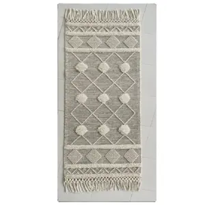 Alfombra de lana natural nórdica Bohemia más vendida, muestras gratuitas disponibles para habitaciones de hotel, Envío Mundial - Product Image 1