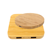 Chargeur de smartphone 5W, chargeur de voiture, chargeur sans fil en bois, station de charge rapide sans fil pour téléphone portable