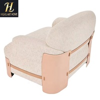 Canapé de luxe moderne haut de gamme pour salon, rembourré en éponge, style design, pour appartement, service professionnel