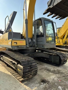 Excavatrice sur chenilles d'occasion XE215DA, 21 tonnes, hydraulique, avec godet jaune pour travaux de terrassement et de construction - Product Image 2