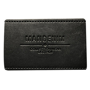 Экологичные кожаные нашивки с тисненым логотипом бренда, этикетки из искусственной кожи для джинсов - Product Image 1