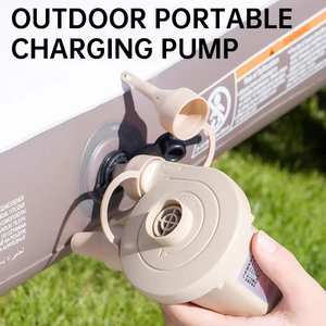 Pompe à air portable <span class=keywords><strong>rechargeable</strong></span>, <span class=keywords><strong>gonfleur</strong></span> électrique à haut débit pour le camping en plein air, matelas gonflable, <span class=keywords><strong>bateau</strong></span>, bouée - Product Image 6