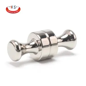 Heavy-Duty Nickel Plated Acrylic Magnetic Pin Strong Neodymium Magnet Office School Permanent Using Magnetic Materials