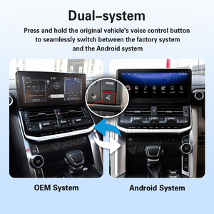 Decodificador de Auto con Android 13 para Toyota LC300 2022-2024, CarPlay Inalámbrico, Android Auto, GPS, DSP, SWC, Reproductor Multimedia de Video - Product Image 3