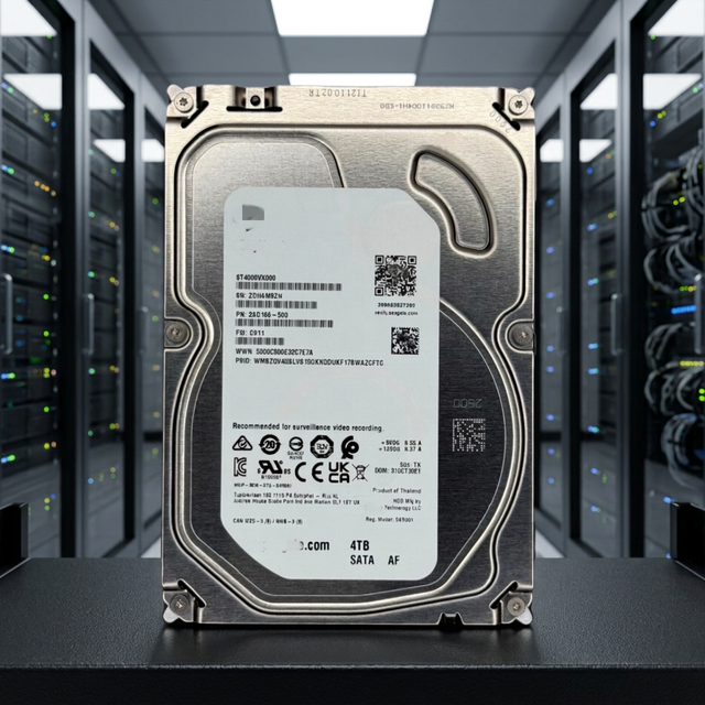 ST4000VX000 4TB SATA 6Gb/s 5900 RPM 64MB 512n 3.5inch HDD Hard Disk Drive for CCTV NVR DVR Video Recording